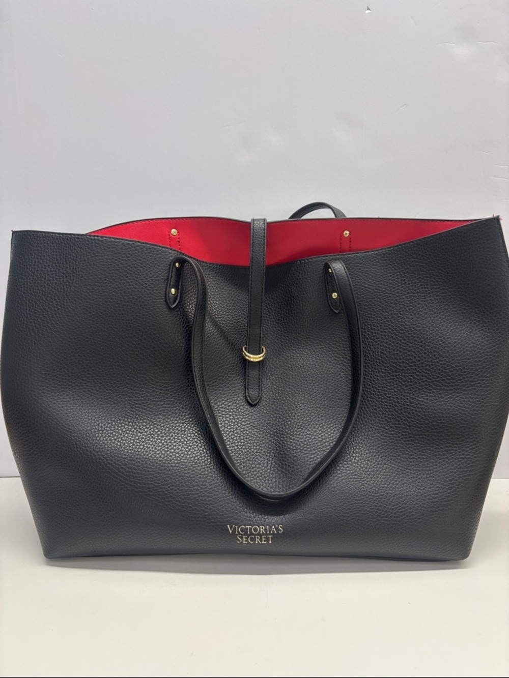 Victoria's Secret Black & Red Tote Bag